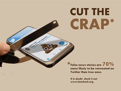 Cut the Crap - PSA Poster