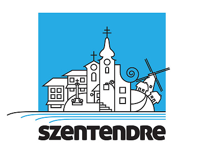 Szentendre (a popular Hungarian city) - logo, 2015