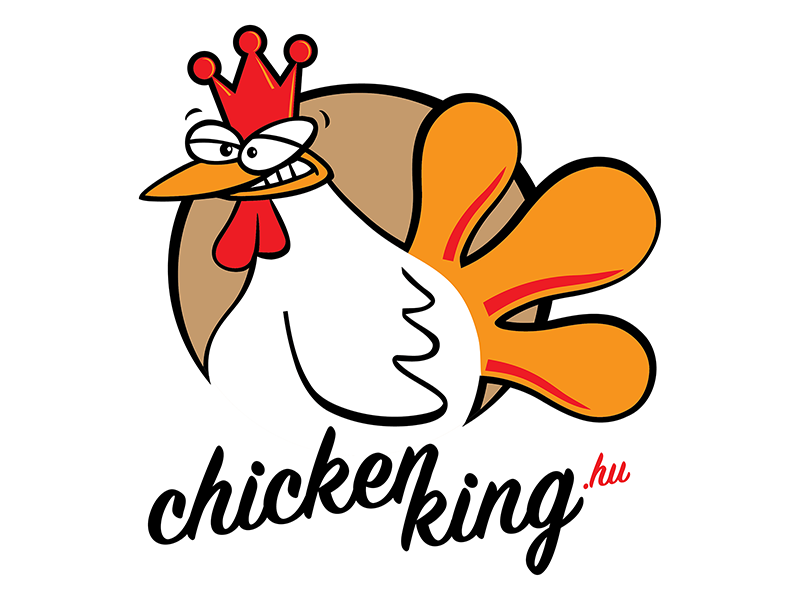 Chicken King - logo, 2017 by Tamás Balogh-Walder on Dribbble