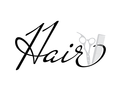 Hair 11 Hairdresser Studio - logo, 2019 logo