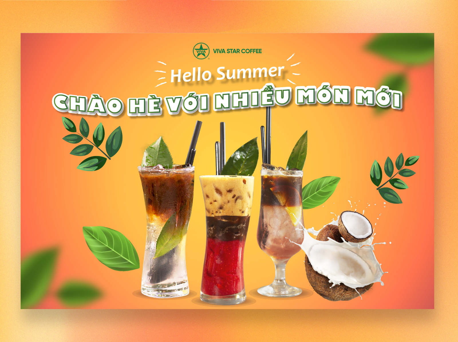 Viva company drink advertisement by Vici on Dribbble