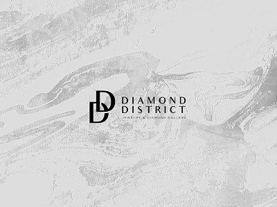 Diamond District diamond gallery jewelry logo type