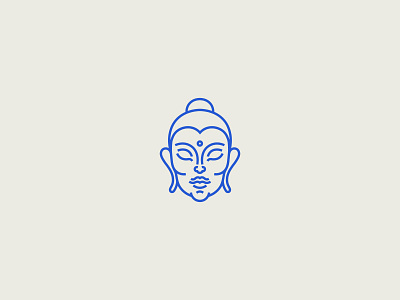 Oneline Buddha buddha design dribbble graphic illustration logo oneline vector