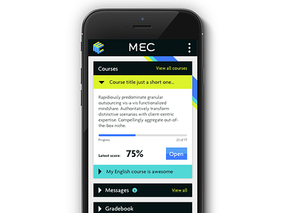 MEC English language learning website