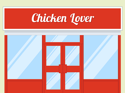 Chicken Lover chicken dealer shop shopfront