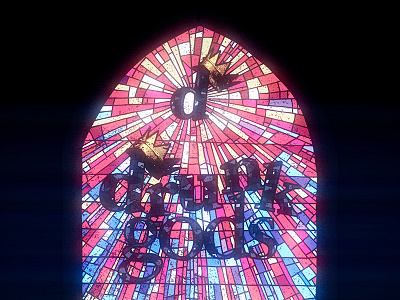 Drunk Gods church drunk gods light stained glass window