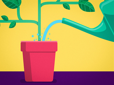 keep hydrated! can leaf leaves plant pot water watering