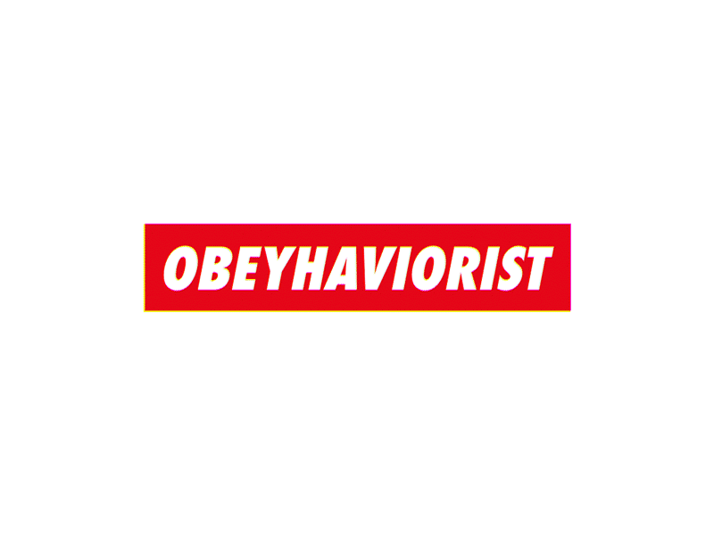 OBEYHAVIORIST behavior branding cx design graphic design idea logo obey vector