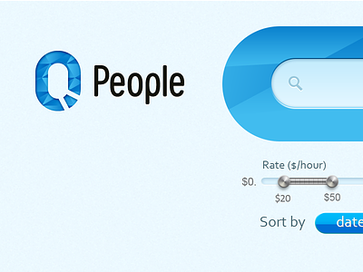 QPeople hr logo people rate ui web web site