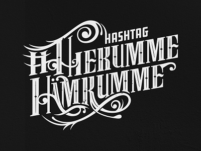 Hashtag Hiekumme Hämkumme adobe illustrator adobe photoshop illustration lifestyle mannheim pfalz print design typogaphy vectorart