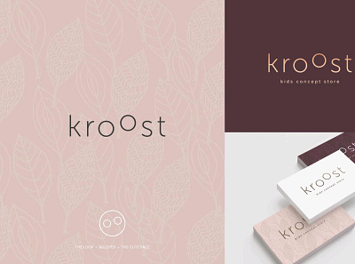 Kroost kids concept store brand branding concept corporate design fashion flat graphic design identity kids logo logodesign minimal store