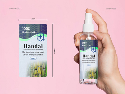 Hand Sanitizer Packaging Design Concept