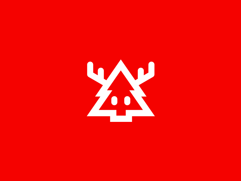 Up North Indies antlers collective indie developer indie game logo north tree