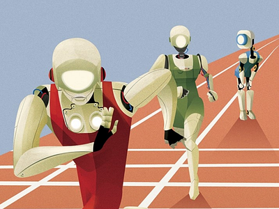 Race of Tomorrow 2 finance illustration magazine robot