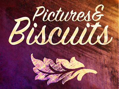 Pictures & Biscuits Cover Art audio branding composing cover design logo music