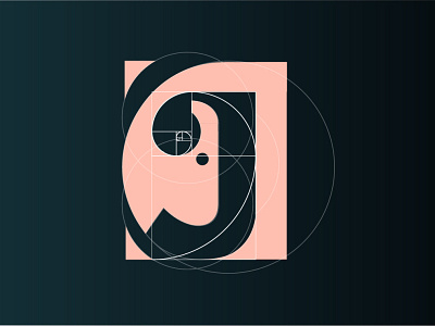 J Creative Logo branding circle goat goldenratio graphicdesign icon logo logodesign negative space pink rectangular