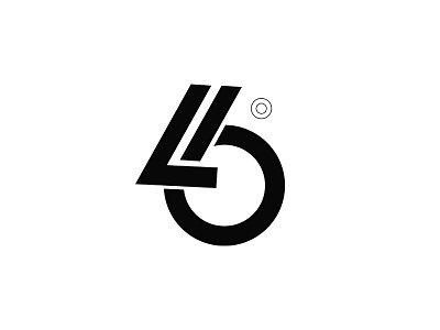 46 Degrees Media Branding agency branding logo media numbers