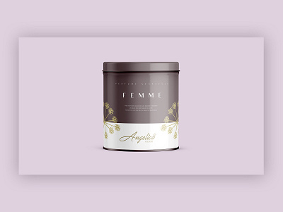 Angelica beauty branding cosmetics giftbox logo packaging perfume