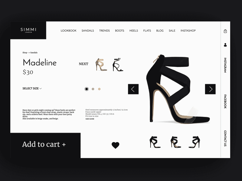 Checkout process 002 cart checkout daily ui ecommerce heels shoes