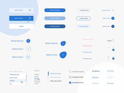Caprice | UIKIT clean design digital figma figmadesign interface minimal ui uikit ux webdesign