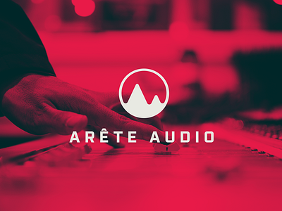 Arête Audio arete audio brand company design icon logo mark milwaukee typography wisconsin