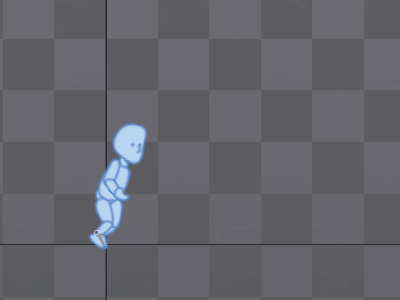 Blobby Running Guy animation gif