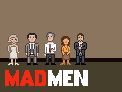 I Made This Five Years Ago mad men pixel pixel art