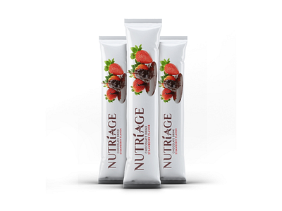 Design Nutriage in Sachet Stick adobe photoshop beauty branding cosmetics package product design