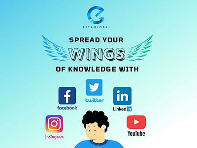 Spread your wings of knowledge with Social Media.