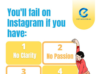 You will fail on Instagram if you have