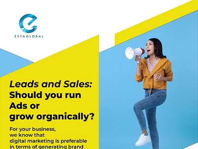 Leads and sales: Should you run Add or grow organically??