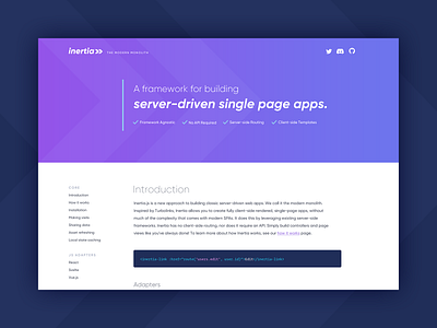 Inertia.js Website