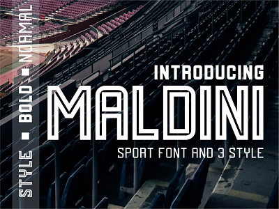 MALDINI font Esport