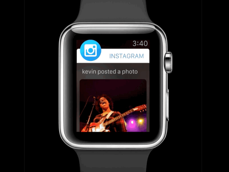 apple watch 3 instagram