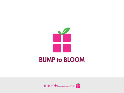 Bump to Bloom ! brand branding branding design design flat icon logo logo design logo mark simple logo sweet logo