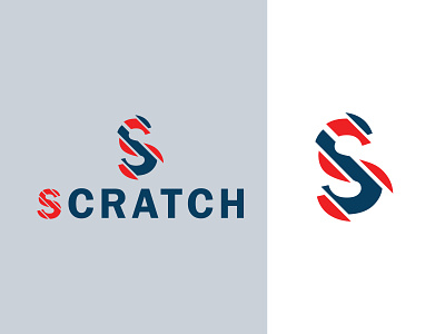 Scratch Logo brand branding branding design design icon logo logo design logo mark s logo s logo design s wordmark scratch logo
