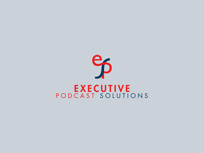 Executive Podcast Solutions Logo! 2020 trend brand brand identity branding branding design design logo logo design logo mark vector