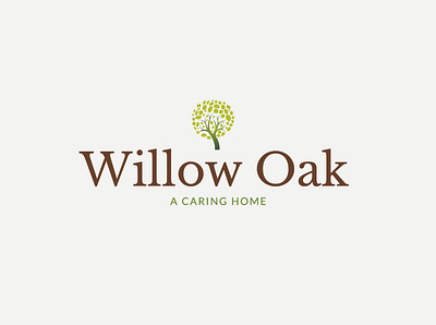 Willow Oak Logo brand identity branding branding design design icon illustration logo logo design logo mark vector