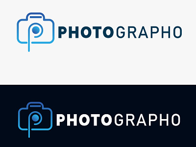 Photographo brand branding branding design design flat icon logo logo design logo mark vector