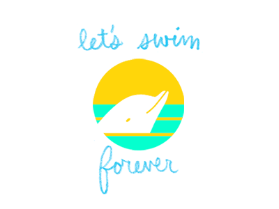 swim forever animated dolphin forever stars swimming