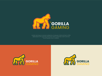 Gorilla Gaming - Logo Design branding design gaming gorilla gorilla logo identity illustration logo logodesign logodesigner