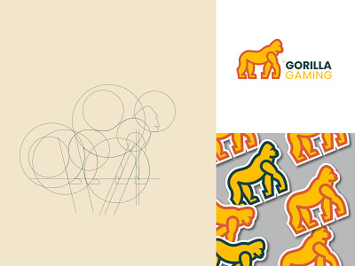 Gorilla Gaming - Logo Design branding buisness card design gaming gorilla gorilla logo identity illustration logo logodesign