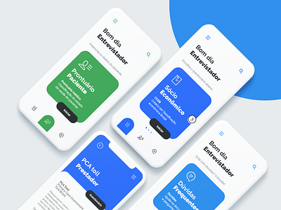 PCA Survey app design flat interaction uidesign uxdesign