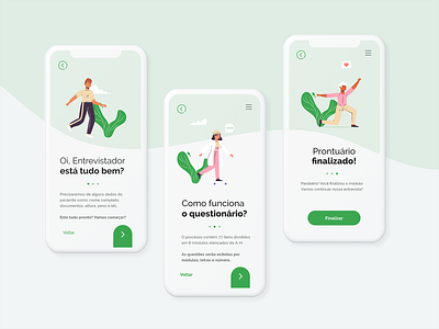 PCA Survey app design flat interaction uidesign uxdesign