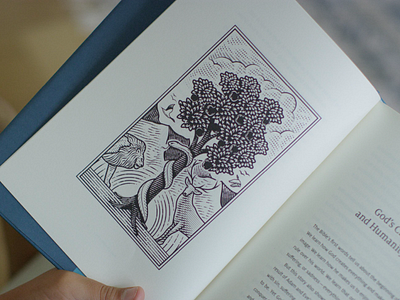 Unfolding Grace • New edition bible bible design book design engraving etching illustration peter voth design vector woodcut
