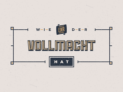 Vollmacht (Article Badge)