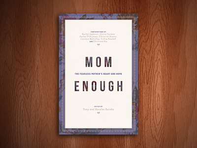 Mom Enough (Bookcover) book bookcover cover desiring god type typesetting