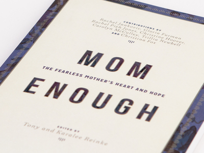 Mom Enough (Final) book bookcover cover desiring god peter both design peter voth