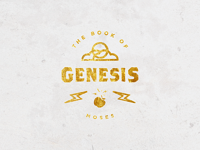 Book of Genesis (1/66) badge bible branding logo peter voth design texture