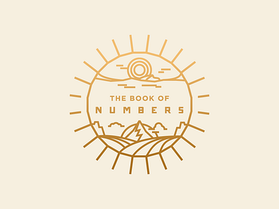 Book of Numbers (4/66) badge bible branding logo peter voth design texture